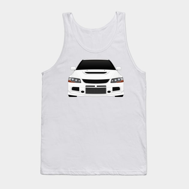 Evo IX White Tank Top by VENZ0LIC